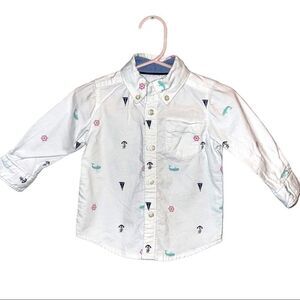 ‎4/$25 Carter’s Nautical Button Down Shirt